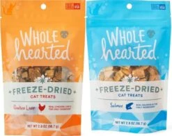 GENERIC WholeHearted Freeze-Dried Cat Treats (Chicken Liver & Salmon, 2 Oz - 2 Pack)