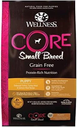 Wellness CORE Grain-Free High-Protein Small Breed Dry Dog Food, Natural Ingredients, Made In USA With Real Meat (Adult, Healthy Weight, 12-Pound Bag) -Zoo Shop 51519uKt9 L. AC