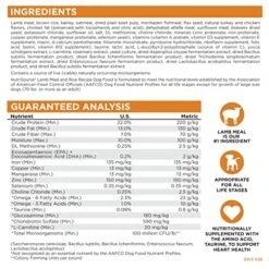 Nutrisource Lamb & Rice Adult Dog Food 5Lb -Zoo Shop 5157nMg9bmL