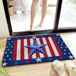 Cartoon Animal Zoo Decorative Doormat 18"x30", Non Slip Non Shedding Absorbent Indoor Area Rug, Washable Thick Plush Door Mat For Front Layered Kitchen Bathroom, Dog Tiger Lion Elephant Penguin Goat -Zoo Shop 515Hn2v6M3L. AC