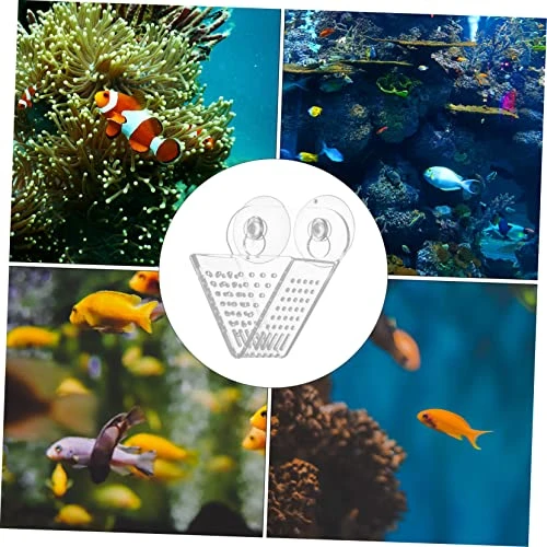 NOGRAX 2 Pcs Double Tool Dispenser Red For Glass Worms Bait Useful Feeder V- Shrimp Aquarium Food Acrylic With Tank Cone Aquariums Cup Shaped Live Brine Worm Fish Feeding Feeder (Color : Transparent 4 NOGRAX 2 Pcs Double Tool Dispenser Red For Glass Worms Bait Useful Feeder V- Shrimp Aquarium Food Acrylic With Tank Cone Aquariums Cup Shaped Live Brine Worm Fish Feeding Feeder (Color : Transparent - Image 2