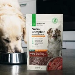 ULTIMATE PET NUTRITION Nutra Complete, 100% Freeze Dried Veterinarian Formulated Raw Dog Food With Antioxidants Prebiotics And Amino Acids, (Beef, 5 OZ) 15 ULTIMATE PET NUTRITION Nutra Complete, 100% Freeze Dried Veterinarian Formulated Raw Dog Food With Antioxidants Prebiotics And Amino Acids, (Beef, 5 OZ) -Zoo Shop 515lq10WYfL