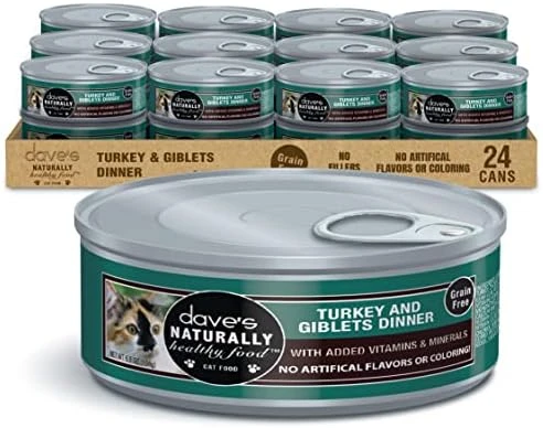 Dave's Pet Food Grain Free Wet Cat Food (Chicken), Made In USA Naturally Healthy Canned Cat Food, Added Vitamins & Minerals, Wheat & Gluten-Free, 12.5 Oz (Case Of 12) 11 Dave's Pet Food Grain Free Wet Cat Food (Chicken), Made In USA Naturally Healthy Canned Cat Food, Added Vitamins & Minerals, Wheat & Gluten-Free, 12.5 Oz (Case Of 12) - Image 9