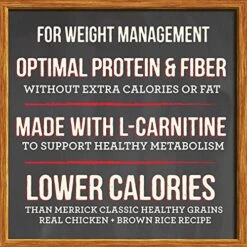 Merrick Healthy Grains Dry Dog Food Healthy Weight Recipe - 4 Lb. Bag -Zoo Shop 516CT6YAVbS