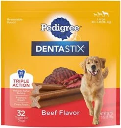 PEDIGREE DENTASTIX Large Dog Dental Care Treats Original, Beef & Fresh Variety Pack, 2.73 Lb.Pack (51 Treats) -Zoo Shop 516EYyyCUkL. AC