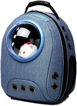 LEFEDA Backpack For Dog Carrier Pet Travel Dog Cat Transport Bag Transparent Capsule Breathable Hiking Portable Dog Backpack Pet Backpack Carrier (Color : Ivory Yellow, Size : 20x32x42cm) -Zoo Shop 516Fp08e5L. AC