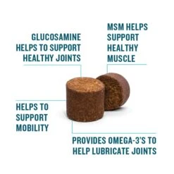 VetIQ Hip & Joint Supplement For Dogs, Anti Inflammatory Joint Support, Glucosamine, MSM, And Krill, Chicken Flavored Soft Chews, 180 Count -Zoo Shop 516IWLvmCHL