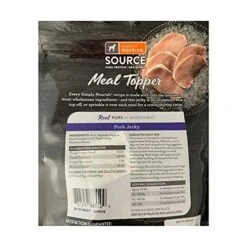 GENERIC Simply Nourish Meal Toppers For Dogs Variety Pack Turkey Jerky & Pork Jerky 3 Oz Each (2 Packs Total) -Zoo Shop 516POEWULOL