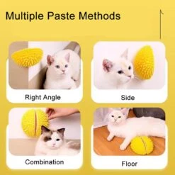 Durian Multifunctional Toys,Durian Cat Scratcher, Durian Shell Cat, Massaging And Removing Floating Hair Cat Dog Toys (2 Pcs) -Zoo Shop 516WMBczvEL