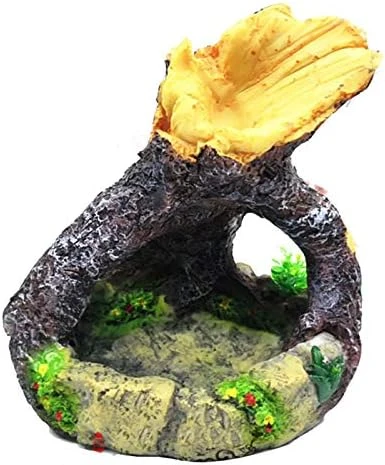Aquarium Decoration Plant Resin Simulation Pot Turtle Lizard Climbing Pet Food Bowl Fish Tank Decoration Aquarium Supplies C 8 Aquarium Decoration Plant Resin Simulation Pot Turtle Lizard Climbing Pet Food Bowl Fish Tank Decoration Aquarium Supplies C - Image 6