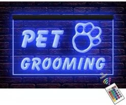 210003 Pet Grooming Dog Cat Shop Store Service Open Display LED Light Neon Sign (12" X 8", Green) -Zoo Shop 516gYPUGuTL. AC 1