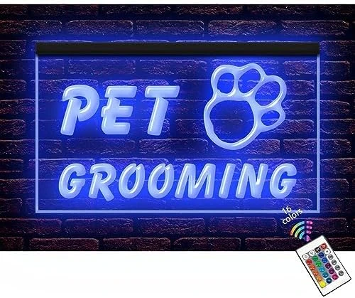 210003 Pet Grooming Dog Cat Shop Store Service Open Display LED Light Neon Sign (12" X 8", Purple) 10 210003 Pet Grooming Dog Cat Shop Store Service Open Display LED Light Neon Sign (12" X 8", Purple) - Image 8