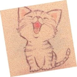 Litter Bix X Non- Soft-Touch Kitten - Dog Food Khaki Sleeping Easy Tray Mats Litter Cm Clean Mat Cat Water Bowl Catcher PVC Pet Mesh Four Supplies Pattern -Touch Comfort For Cat Litter -Zoo Shop 516x4YL90vL