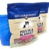GENERIC Golden Rewards Pigs In A Blanket Chicken Dog Treats 16oz (Pack Of 2) And Tesadorz Resealable Bags -Zoo Shop 517CkGIEx9L