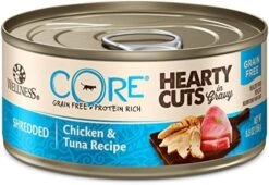 Wellness CORE Hearty Cuts Natural Grain Free Wet Canned Cat Food, Chicken & Turkey, 5.5-Ounce Can (Pack Of 24) -Zoo Shop 517DbxyePoL. AC