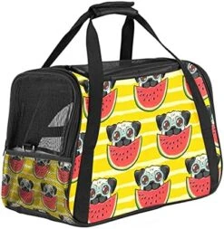 Pet Carrier Cartoon Donuts Food Plants Pattern Soft-Sided Pet Travel Carriers For Cats,Dogs Puppy Comfort Portable Foldable Pet Bag Airline Approved 22 Pet Carrier Cartoon Donuts Food Plants Pattern Soft-Sided Pet Travel Carriers For Cats,Dogs Puppy Comfort Portable Foldable Pet Bag Airline Approved -Zoo Shop 517eVF6d qL. AC