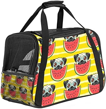 Pet Carrier Cartoon Donuts Food Plants Pattern Soft-Sided Pet Travel Carriers For Cats,Dogs Puppy Comfort Portable Foldable Pet Bag Airline Approved 11 Pet Carrier Cartoon Donuts Food Plants Pattern Soft-Sided Pet Travel Carriers For Cats,Dogs Puppy Comfort Portable Foldable Pet Bag Airline Approved - Image 9