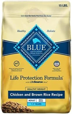 Blue Buffalo Life Protection Formula Natural Adult Small Breed Healthy Weight Dry Dog Food, Chicken And Brown Rice 5-lb Trial Size Bag -Zoo Shop 517xs3kCZL. AC