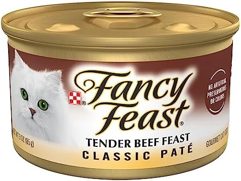 Purina Fancy Feast Classic Grain Free Wet Cat Food Pate - (24) 3 Oz. Cans 8 Purina Fancy Feast Classic Grain Free Wet Cat Food Pate - (24) 3 Oz. Cans - Image 6