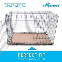 Paw Inspired Washable Pee Pads For Dogs: Crate Series | For Use With 48" Kennels | Reusable, Waterproof Pet Pads For Puppy Training, Whelping, Senior Dogs With Incontinence, And More (47x29, (2 Pack)) 8 Paw Inspired Washable Pee Pads For Dogs: Crate Series | For Use With 48" Kennels | Reusable, Waterproof Pet Pads For Puppy Training, Whelping, Senior Dogs With Incontinence, And More (47x29, (2 Pack)) -Zoo Shop 5182nlCElYL