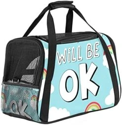 Pet Carrier Food Set Soft-Sided Pet Travel Carriers For Cats,Dogs Puppy Comfort Portable Foldable Pet Bag Airline Approved -Zoo Shop 5186E guhAS. AC