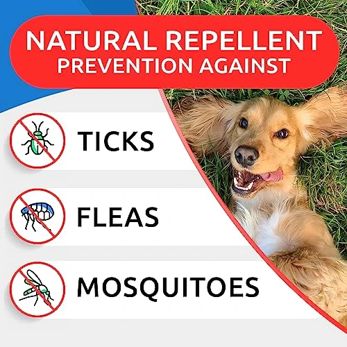 Flea And Tick Prevention For Dogs Chewable Tablets - All Natural Flea & Tick Chews - Flea Chewables Pills For Dogs - All Breeds And Ages - Made In USA - Bacon - 120 Treats 4 Flea And Tick Prevention For Dogs Chewable Tablets - All Natural Flea & Tick Chews - Flea Chewables Pills For Dogs - All Breeds And Ages - Made In USA - Bacon - 120 Treats - Image 2