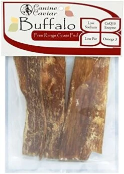 Canine Caviar Buffalo Tendon Dog Chew Sticks 6 Inch Toothpick Style Bully Sticks For Large Dogs, Medium Dogs, And Small Dogs - Best Long Lasting Dog Treats For Aggressive Chewers (Pack Of 10) -Zoo Shop 518BCYjv7nL. AC