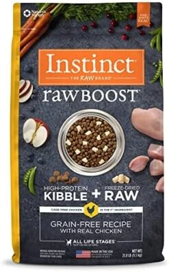 Instinct Raw Boost Grain Free Recipe With Real Beef Natural Dry Dog Food, 4 Lb. Bag -Zoo Shop 518DC4dblsL. AC 1