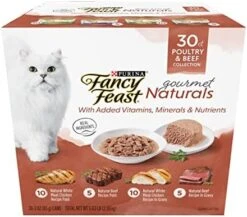 Purina Fancy Feast Chicken And Beef Classic Pate Collection Grain Free Wet Cat Food Variety Pack - (24) 3 Oz. Pull-Top Cans -Zoo Shop 518IxV02pL. AC