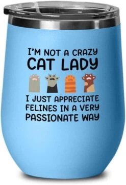 Flairy Land Cat Lady Black Wine Tumbler 12oz - Catnipulation Defiition -Cat Funny Gifts Cat Mom Cat Grandma Pet Paw Kitten Whiskers Cat Lovers Feline Cat Person Cat Rescuer -Zoo Shop 518PUv1LvHL. AC