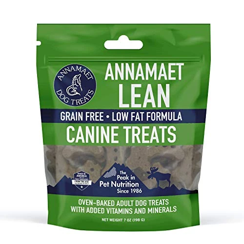 Annamaet Grain-Free Lean Dog Treats Reduced Fat Formula With Chicken & Duck, 7-oz Bag 3 Annamaet Grain-Free Lean Dog Treats Reduced Fat Formula With Chicken & Duck, 7-oz Bag