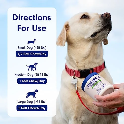 PetLab Co. 22 In 1 Dog Multivitamin - Support Dog's Immune Response, Skin, Coat, Joints & Overall Health - Vitamins A, E, D, B12, Minerals, Antioxidants - Chewable Pork Flavor 4 PetLab Co. 22 In 1 Dog Multivitamin - Support Dog's Immune Response, Skin, Coat, Joints & Overall Health - Vitamins A, E, D, B12, Minerals, Antioxidants - Chewable Pork Flavor - Image 2