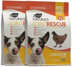 Ark Naturals Joint Rescue Dog Chew, Beef Flavor, Joint Supplement With Glucosamine & Chondroitin, 1 Pack -Zoo Shop 518tDU4RbJL. AC