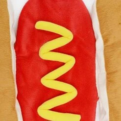 Hot Dog Pet Costumes Halloween Costumes, Fun Food Halloween Dog Cosplay Halloween Christmas Costumes Dog Clothes Party Costumes For Small To Medium Dogs And Cats (Small) -Zoo Shop 518vUzkVR1L