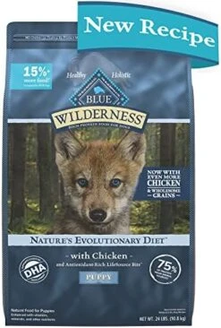 Blue Buffalo Wilderness High Protein Natural Puppy Dry Dog Food Plus Wholesome Grains, Chicken 13 Lb Bag 19 Blue Buffalo Wilderness High Protein Natural Puppy Dry Dog Food Plus Wholesome Grains, Chicken 13 Lb Bag -Zoo Shop 5198X3v3P1L. AC 1