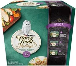 Purina Fancy Feast Chicken And Beef Classic Pate Collection Grain Free Wet Cat Food Variety Pack - (24) 3 Oz. Pull-Top Cans -Zoo Shop 519OMtUe4L. AC