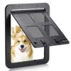 Dog Screen Door For Sliding Screen Door - Dog Door For Screen Door With Automatic Magnetic Closure - Pet Screen Door For Dogs And Cats (Black Large) -Zoo Shop 519VtECGYHL
