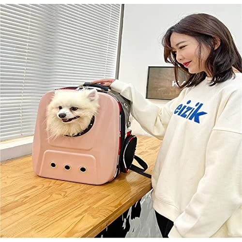 LEFEDA Space Capsule Astronaut Pet Cat Backpack Bubble Window For Kitty Puppy Chihuahua Small Dog Carrier Crate Outdoor Travel Bag Cave Pet Backpack Carrier (Color : Green) 5 LEFEDA Space Capsule Astronaut Pet Cat Backpack Bubble Window For Kitty Puppy Chihuahua Small Dog Carrier Crate Outdoor Travel Bag Cave Pet Backpack Carrier (Color : Green) - Image 3