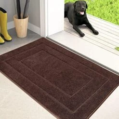 PURRUGS Dirt Trapper Door Mat 32" X 70", Non-Slip/Skid Machine Washable Entryway Rug, Dog Door Mat, Super Absorbent Welcome Mat For Muddy Wet Shoes And Paws, Burgundy Red 23 PURRUGS Dirt Trapper Door Mat 32" X 70", Non-Slip/Skid Machine Washable Entryway Rug, Dog Door Mat, Super Absorbent Welcome Mat For Muddy Wet Shoes And Paws, Burgundy Red -Zoo Shop 519mmm1UiPL. AC