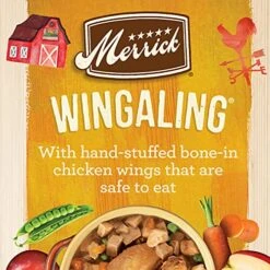 Merrick Grain Free Wet Dog Food Wingaling - (12) 12.7 Oz. Cans (Adult Favorites) -Zoo Shop 519nSAWvJFS