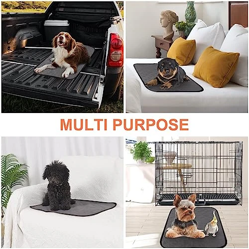 CBBPET Washable Dog Pee Pads Dog Pee Pad,Dog Bed Waterproof Dog Mat Non-Slip Puppy Potty Training Pads For Dogs (18*24-Grey*4-New) 6 CBBPET Washable Dog Pee Pads Dog Pee Pad,Dog Bed Waterproof Dog Mat Non-Slip Puppy Potty Training Pads For Dogs (18*24-Grey*4-New) - Image 4