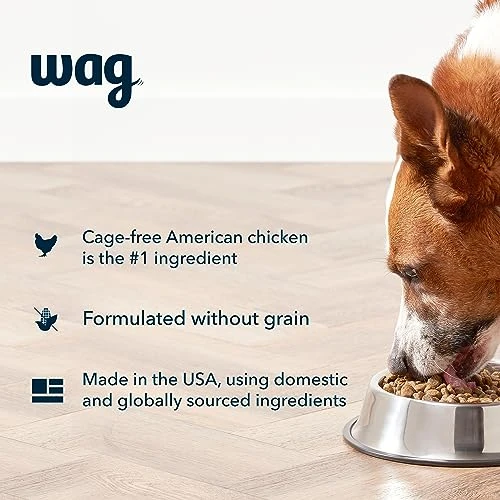 Amazon Brand - Wag Dry Dog Food Chicken & Sweet Potato, Grain Free 24 Lb Bag 5 Amazon Brand - Wag Dry Dog Food Chicken & Sweet Potato, Grain Free 24 Lb Bag - Image 3