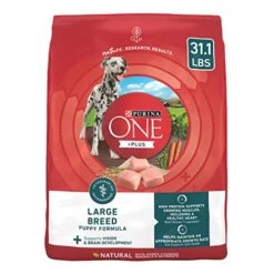 Purina ONE Plus Large Breed Puppy Food Dry Formula - 31.1 Lb. Bag