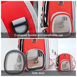 Cat Carrier Breathable Pet Backpack, Small Dog And Cat Backpack, Travel Space Capsule Cage Pet Carrier (Color : Light Green) -Zoo Shop 51AiABSLJXS