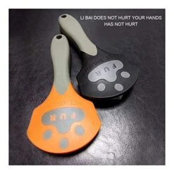 YangYan Dog Hair Removal Comb For Dogs Brush Grooming Tool For Matted Long Hair Pet Hair Shedding Comb (Color : Orange) -Zoo Shop 51B5Wb4D63L