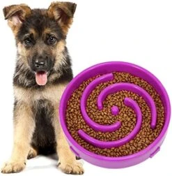 JASGOOD Slow Feeder Dogs Bowl For Large Dogs,Anti-Gulping Pet Slower Food Feeding Bowls Stop Bloat,Preventing Choking Healthy Design Dogs Bowl -Zoo Shop 51BAorvwLWL. AC