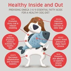 Salmon Oil For Dogs - Wild Alaskan Fish Oil For Dogs - Omega 3 For Dogs - Itch Relief For Dogs - Dog Joint Health - Dog Allergy Relief- Dog Itch Relief - 120 Dog Fish Oil Soft Chews -Zoo Shop 51BJKQg0GNL