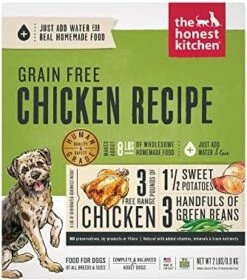 The Honest Kitchen Human Grade Dehydrated Grain Free Dog Food – Complete Meal Or Dog Food Topper – Chicken 10 Lb (makes 40 Lbs) -Zoo Shop 51BNpjHjsCL. AC