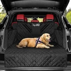 Aiuuee Dog Cargo Liner For SUV, Waterproof Car Dog Cover Back Seat With Storage Pockets, Oxford Floor Mat For Dogs Cats Washable Durable Pet Cargo Cover Liner With Bumper Flap Protector -Zoo Shop 51BOjyj ZOL. AC