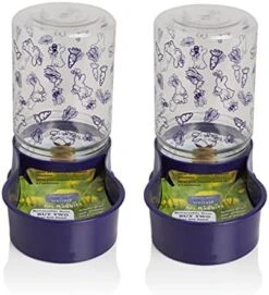 Lixit Reversible Waterer/Feeder For Rabbits And Other Small Animals. (Pack Of 2) -Zoo Shop 51BdOOPSfHS. AC